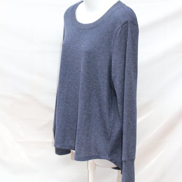 Nine West Womens Heather Mood Indigo Long Sleeve Sweater, Size XL, New with Tags - Picture 6 of 12